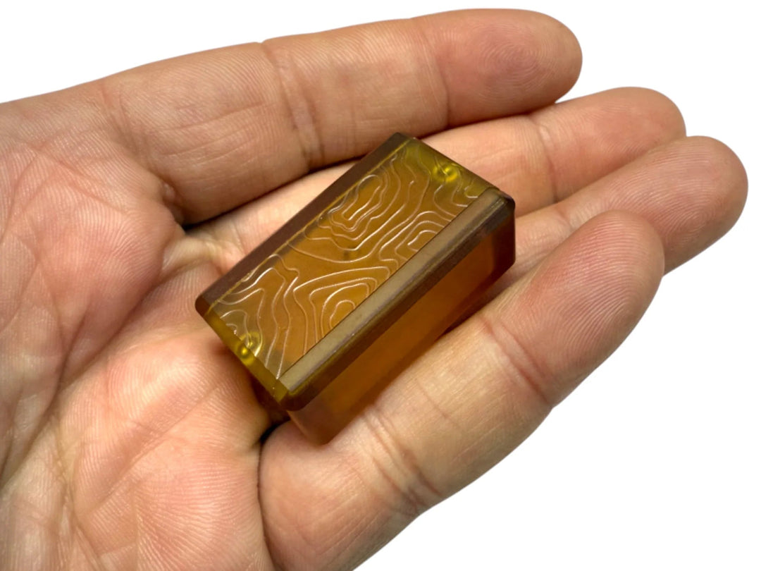 Tiny Ultem Pocket Box - Gen 3 Topo + Glow Silicone Holder Countycomm