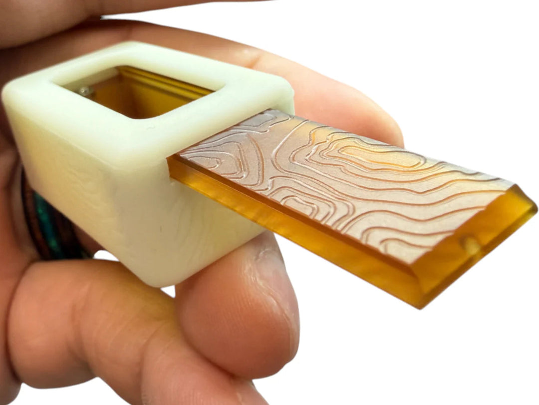 Tiny Ultem Pocket Box - Gen 3 Topo + Glow Silicone Holder Countycomm