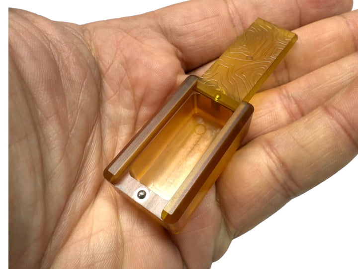 Tiny Ultem Pocket Box - Gen 3 Topo + Glow Silicone Holder Countycomm
