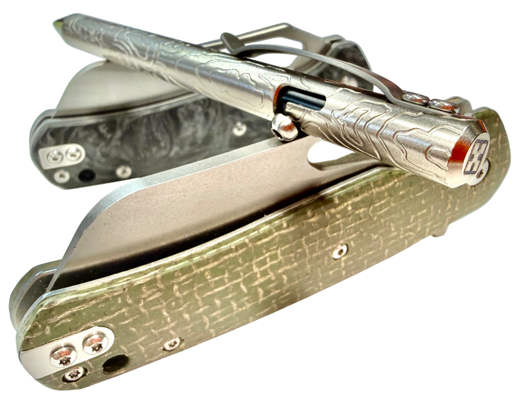 MaxMadCo Design - Titanium - Bolt Action Pen - Gen 3 Countycomm