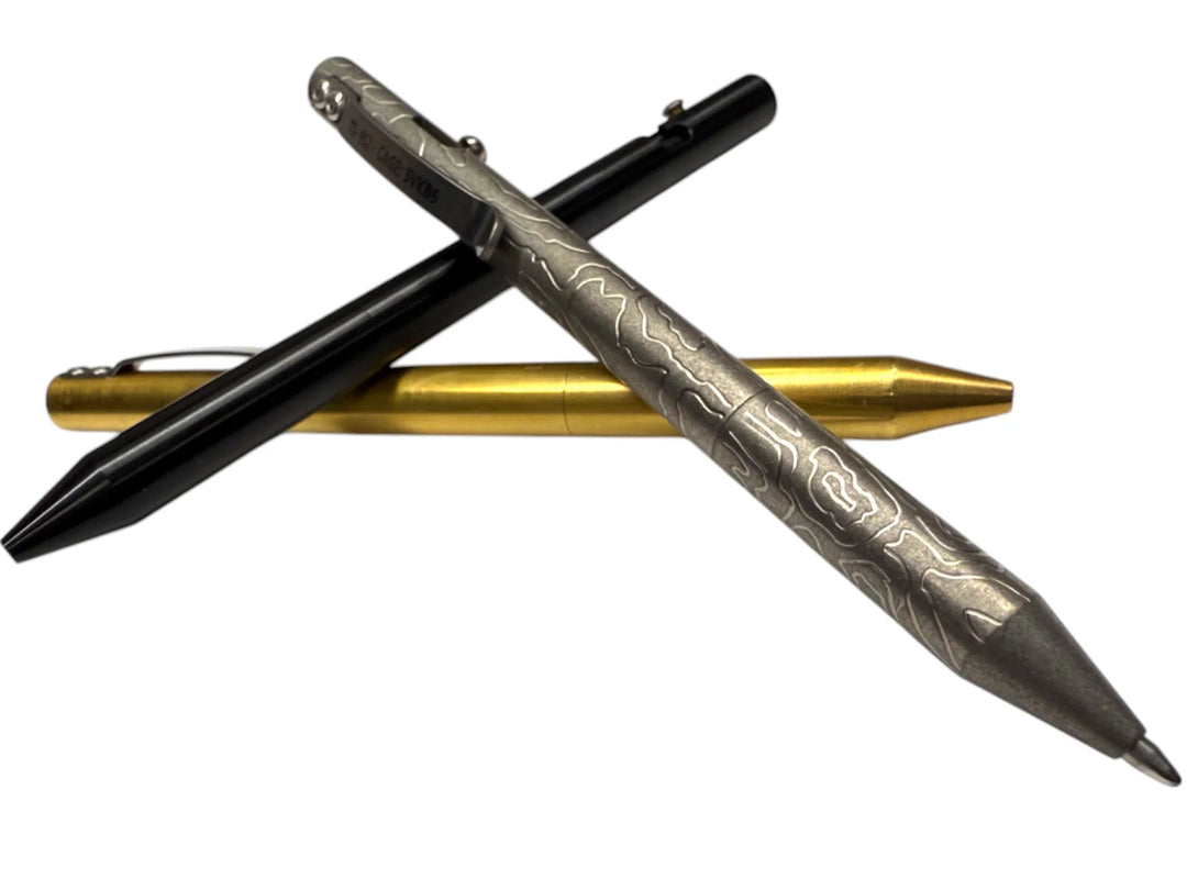 MaxMadCo Design - Titanium - Bolt Action Pen - GEN 2 Countycomm