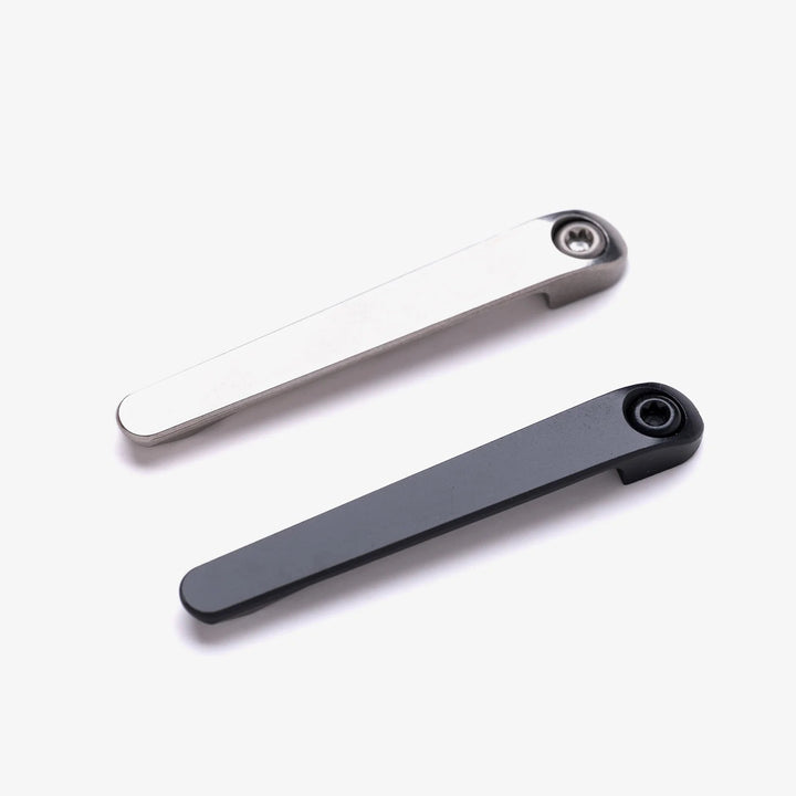 Milled Titanium Clip Tactile Turn