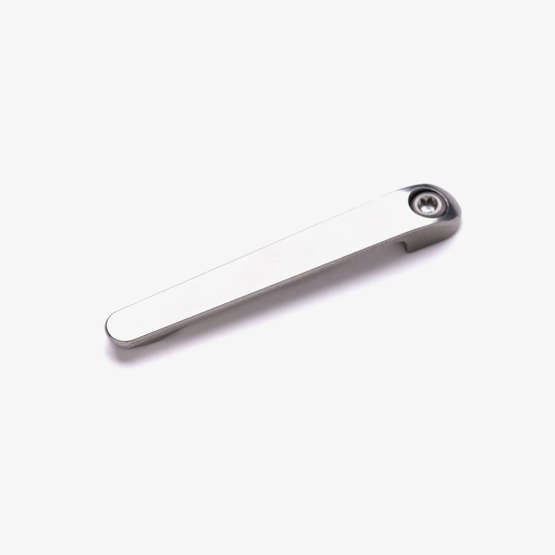 Milled Titanium Clip Tactile Turn
