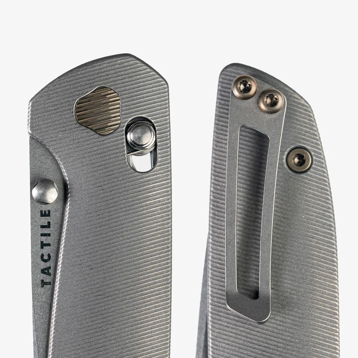 Stonewashed + Bronze Maverick Tactile Knife