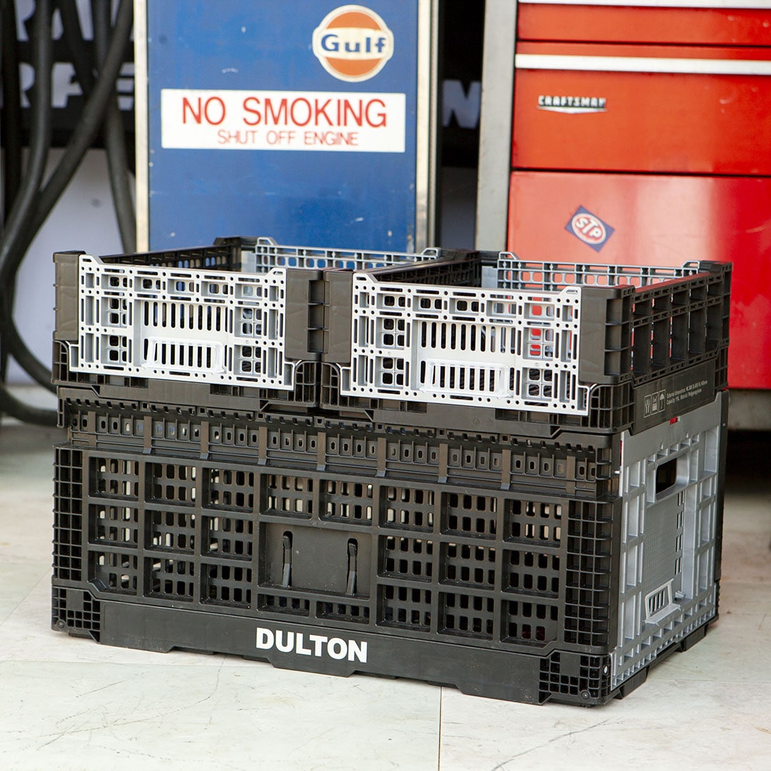 FOLDING MESH STORAGE / SHOPPING BASKET DULTON