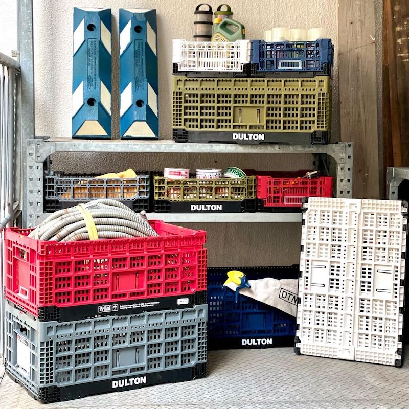 FOLDING MESH STORAGE / SHOPPING BASKET DULTON