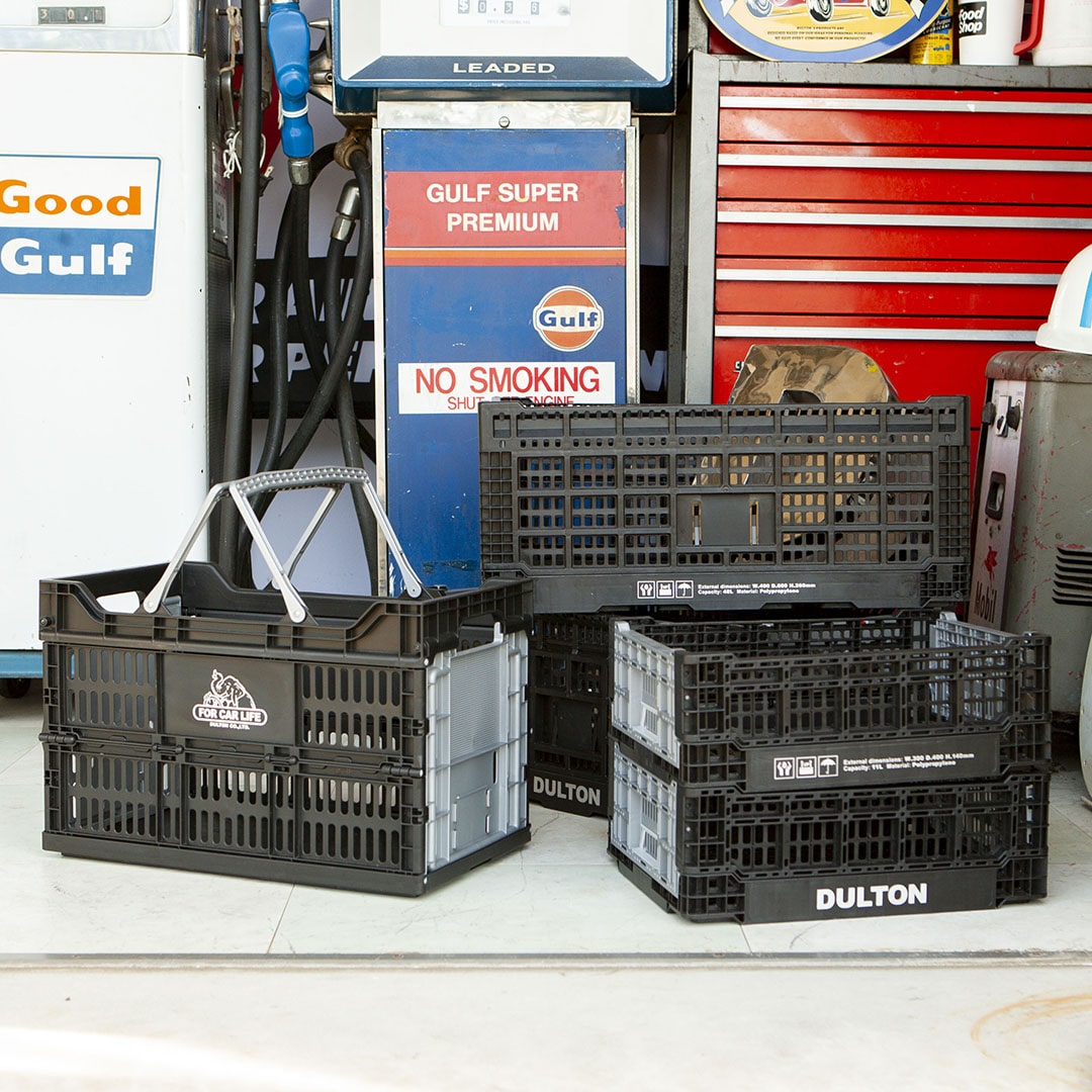 FOLDING MESH STORAGE / SHOPPING BASKET DULTON