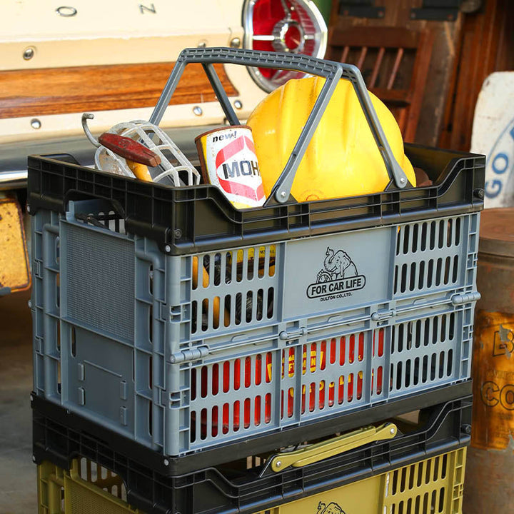 FOLDING MESH STORAGE / SHOPPING BASKET DULTON