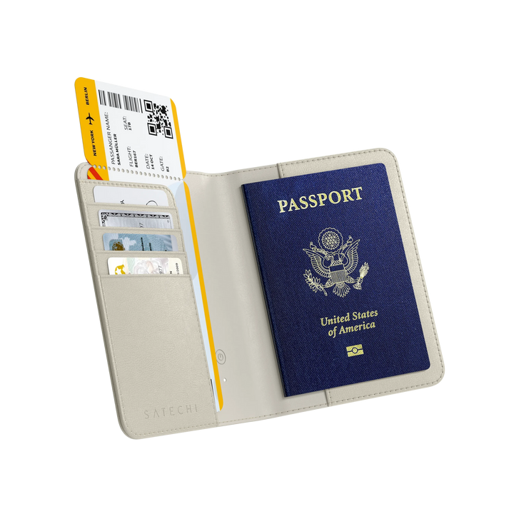Vegan-Leather FindAll™ Passport Cover Satechi