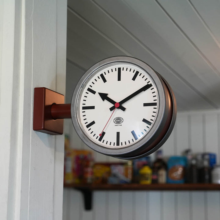DOUBLE FACE CLOCK 170D2 MAT DULTON