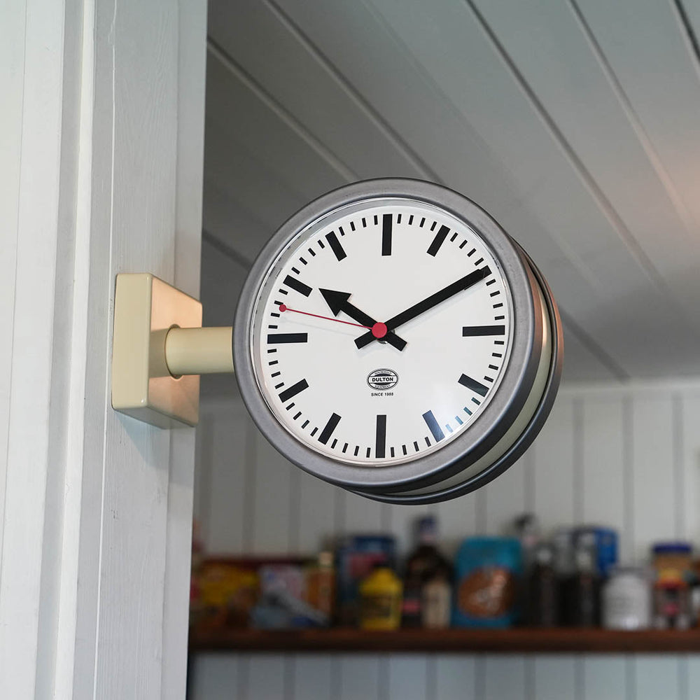 DOUBLE FACE CLOCK 170D2 MAT DULTON