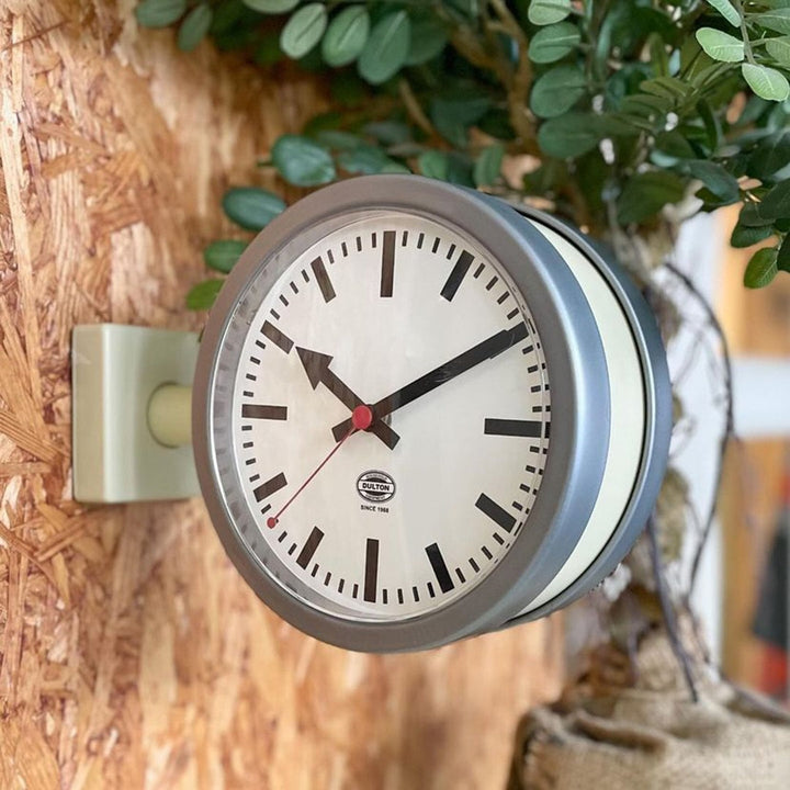 DOUBLE FACE CLOCK 170D2 MAT DULTON