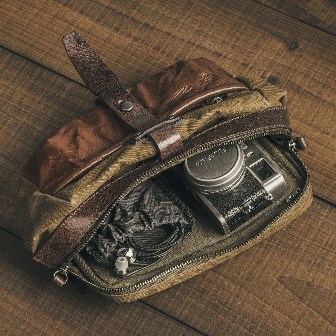 Wotancraft - Mini Rider Leather Sling Bag | 3.5L