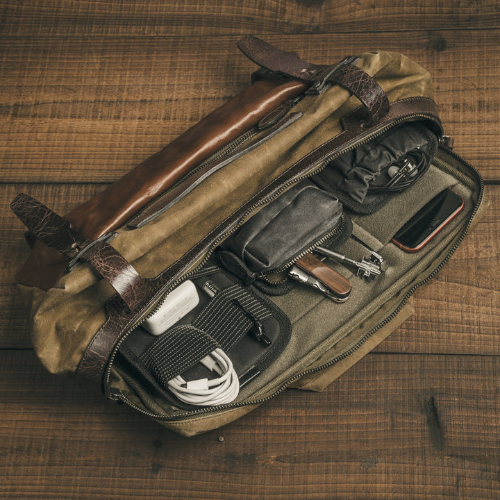 Night Rider Leather Sling Bag | 9.5L Wotancraft