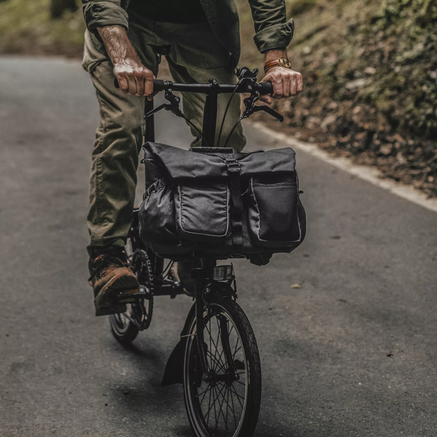 Wotancraft - Pilot Brompton Bag 10L | With 2 pouch modules (Carrier Frame not included)