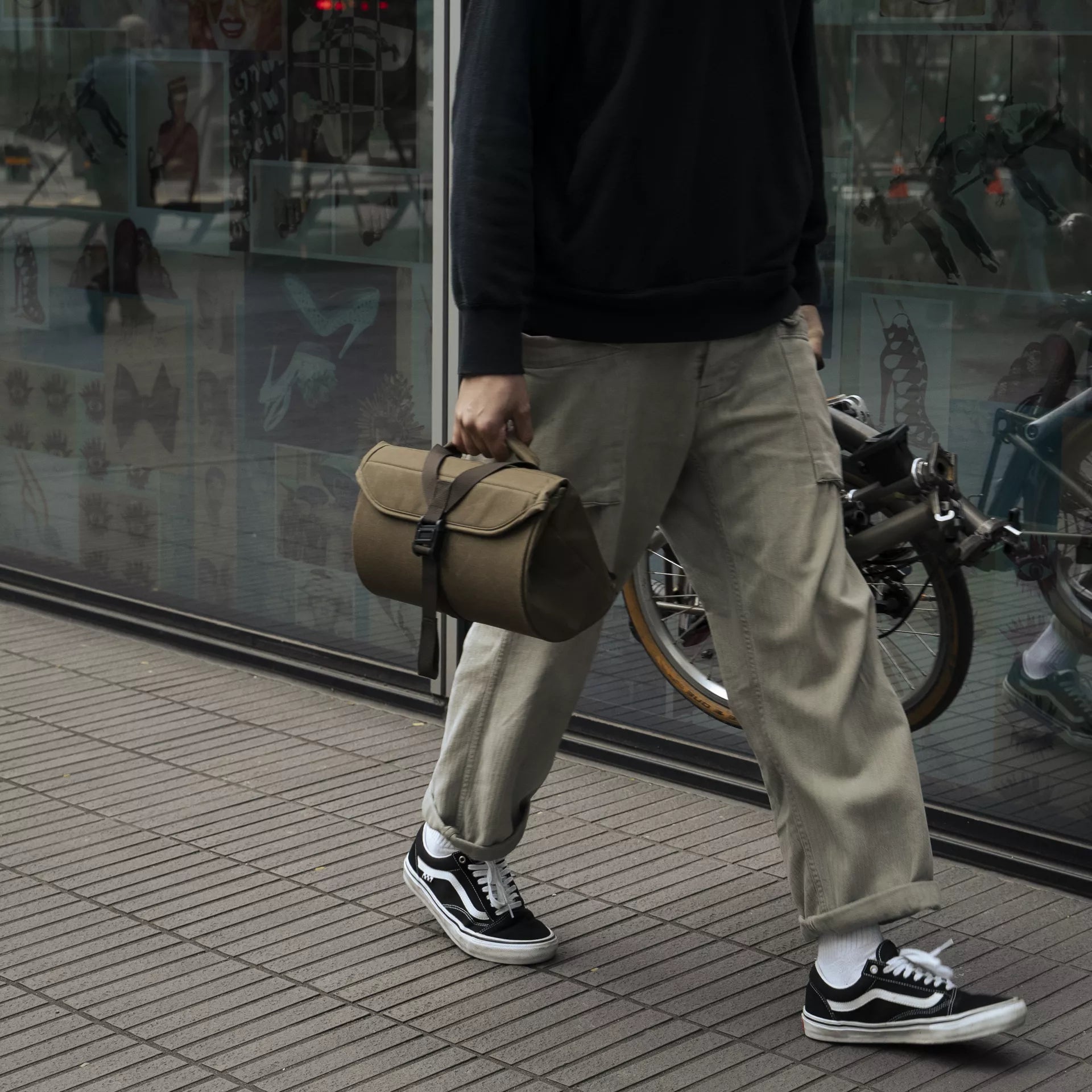 美品 wotancraft brompton Y bag Y-Bag for Brompton 8L (Carrier Frame NOT included) - Handmade