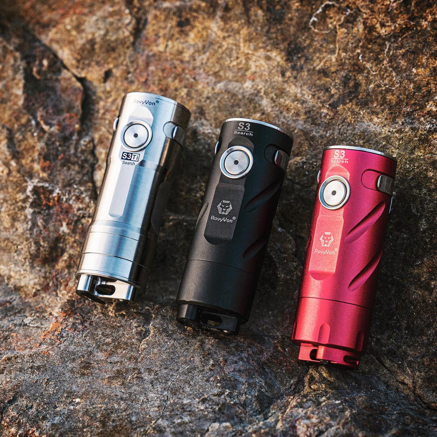 S3 Titanium EDC Flashlight | 1800 Lumen - FEVERGUY