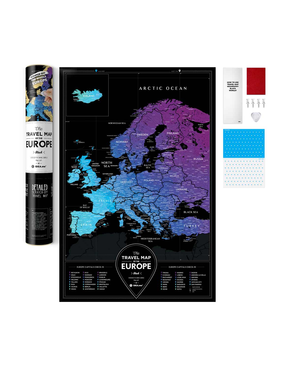 1DEA.ME - Travel Map® | Black Europe - FEVERGUY