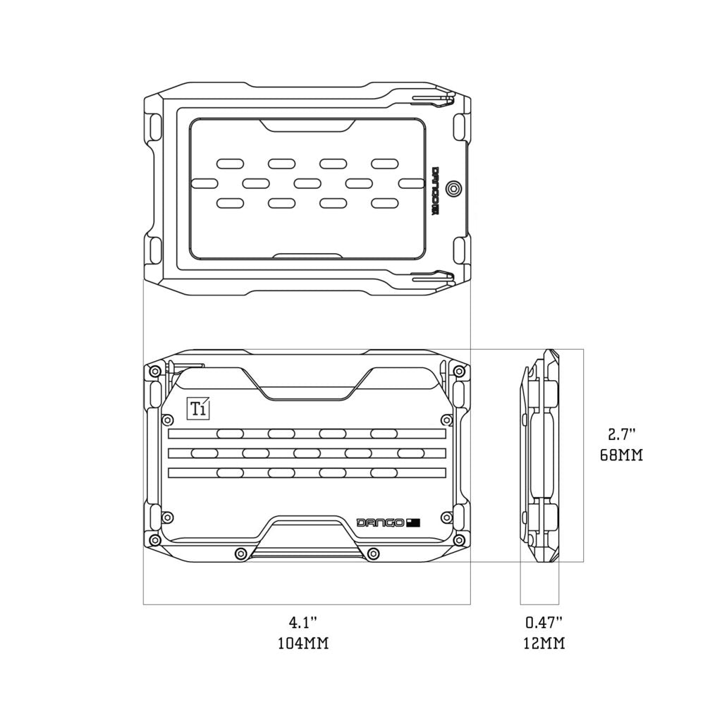 Dango - A10 Adapt Titanium Wallet