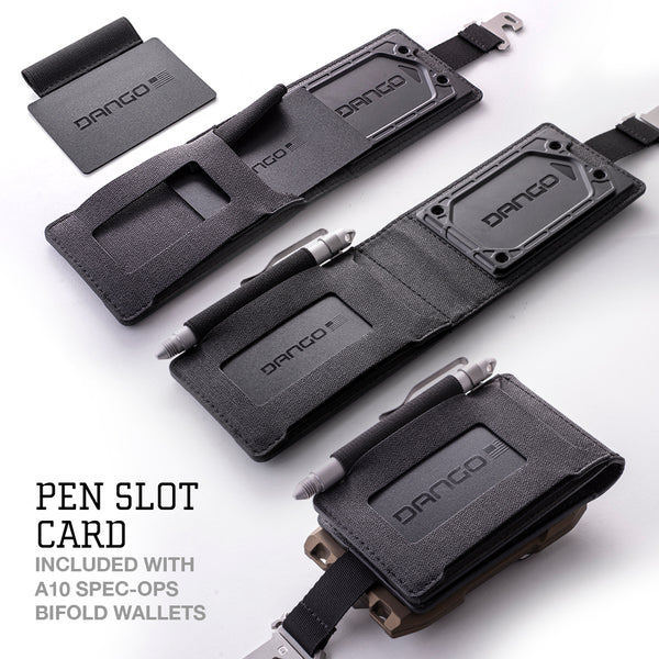 A10 DTEX Bifold Pull Pocket | With MT01 & Pen Slot Card Dango