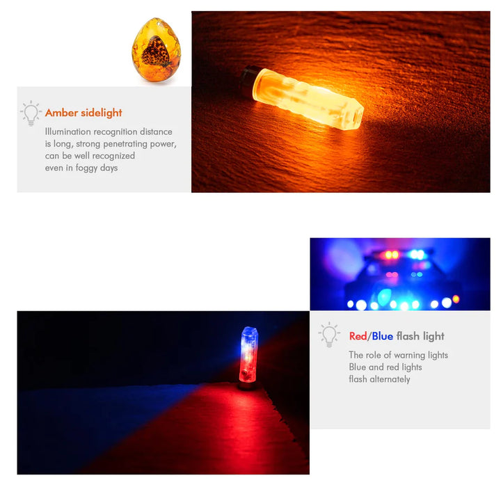 A8 USB-C Keychain Flashlight with sidelights | Gen 4 RovyVon