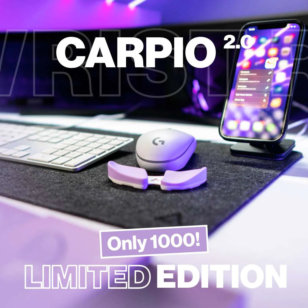 Deltahub - Carpio 2.0 Ergonomic Wrist Rest Limited Edition - Lavendar