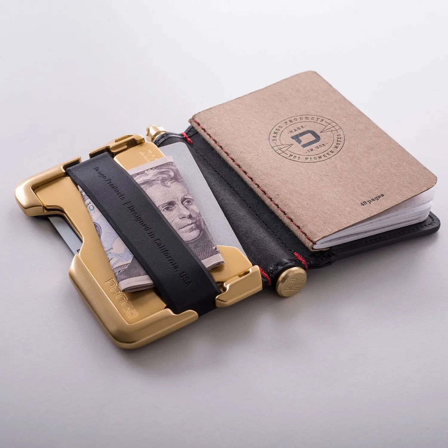 【限定製産】DANGO wallet 007 GOLDFINGER 本革　財布 DANGO PRODUCTS | D007 GOLDFINGER リミテッドエディション ペン