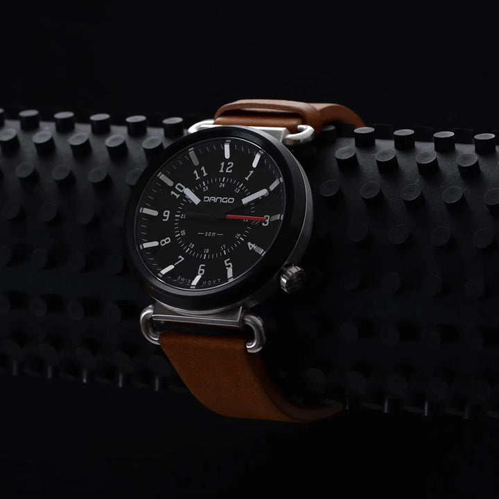 DANGO - TK-01 - Trek Watch | Horween Leather Straps - FEVERGUY