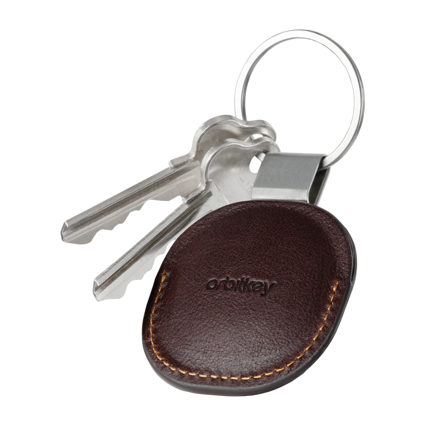 Orbitkey Leather Key Organiser + Multi-Tool V2 Gift Set - Espresso/Black