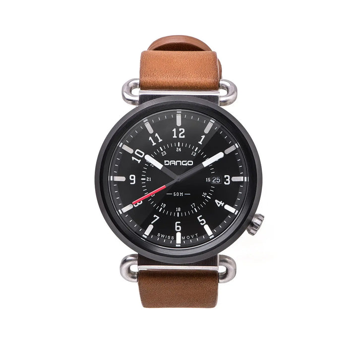 DANGO - TK-01 - Trek Watch | Horween Leather Straps - FEVERGUY
