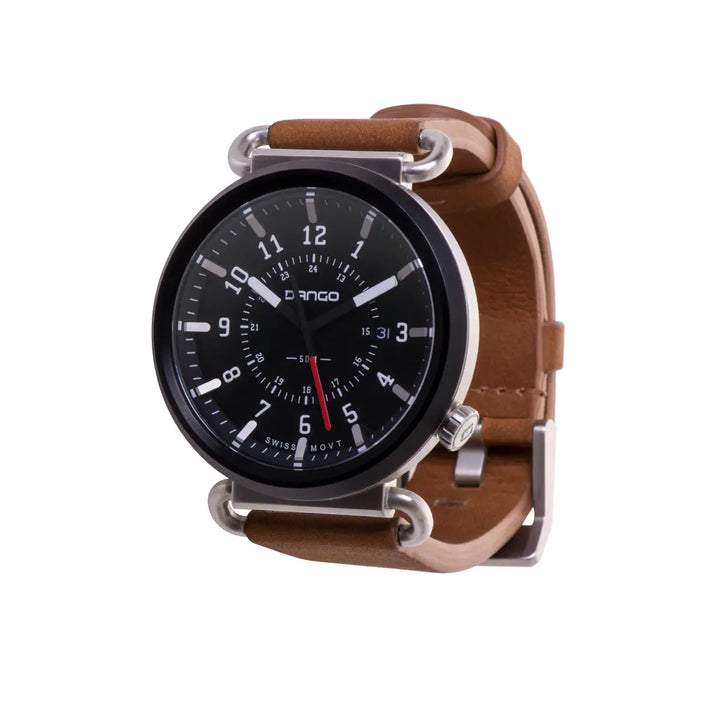DANGO - TK-01 - Trek Watch | Horween Leather Straps - FEVERGUY