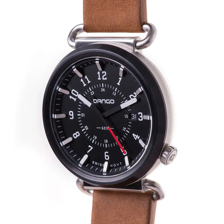 DANGO - TK-01 - Trek Watch | Horween Leather Straps - FEVERGUY