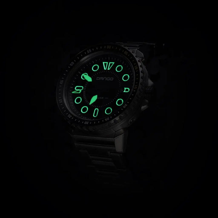 DANGO - DV-01 - Dive Watch | Metal Bracelet & Micro Adjustment Bundle - FEVERGUY
