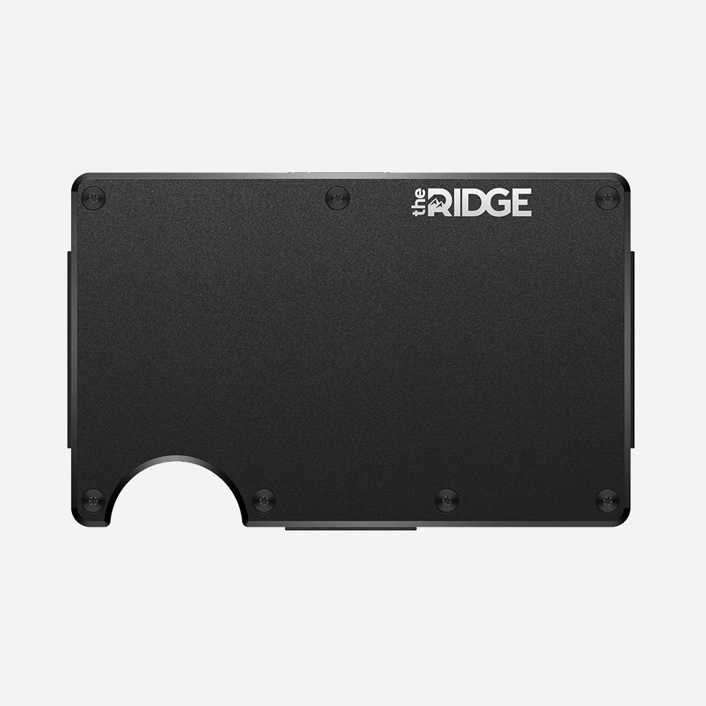Ridge - Wallet | Aluminum Black