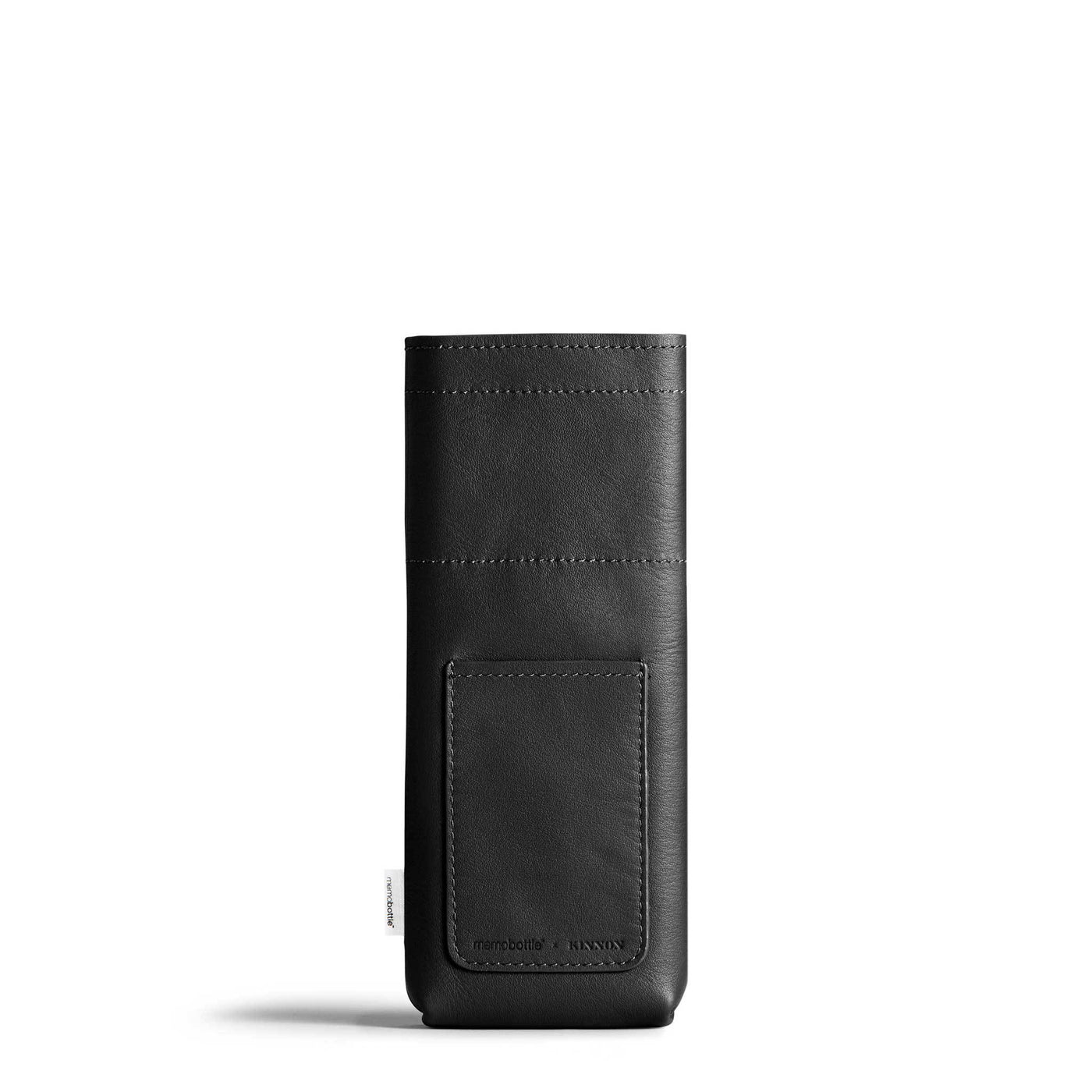 Memobottle - Slim Leather Sleeve | Black - FEVERGUY